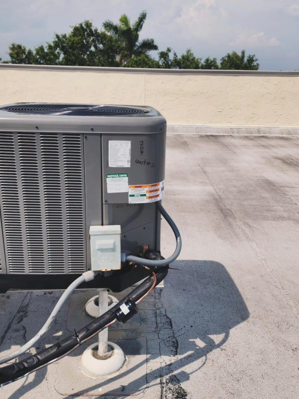 New AC unit installed by Apex in Palm City